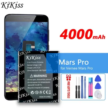 KiKiss батерия 4000mAh за Vernee Mars Pro Repalcement Bateria