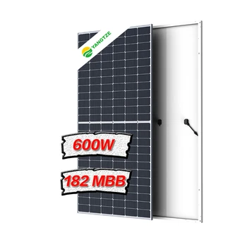 Яндзъ 600w монокристален слънчев панел в склад на ЕС