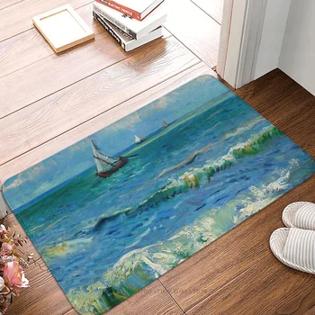 Ван Гог Мат за баня Морската изтривалка Кухненски килим Външен килим Декорация на дома