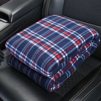 Автомобилно електрическо одеяло, леко преносимо 12V електрическо отопляемо одеяло за пътуване, бързо регулируеми температури на нагряване, камион, SUV, RV