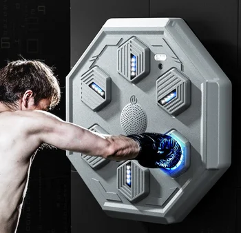 Електронна музикална боксова тренировъчна машина Монтирана на стената интелигентна музикална боксова цел