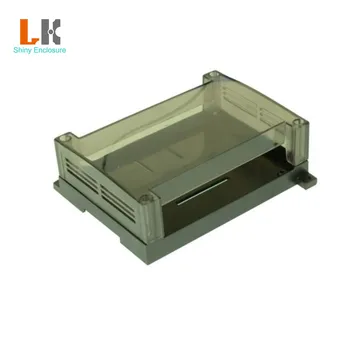 LK-PLC27 PLC Индустриален контрол Пластмасова кутия за проекти ABS корпус Полупрозрачен капак за Din Rail устройство 150x90x40mm