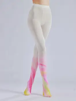Разкошен розов спирала отпечатан чорапогащник сладък lori база чорапи cyber celebrant копринени чорапи