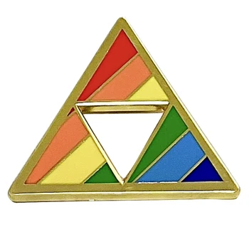A2068 Елемент на играта Готини брошки Персонализирани емайлови щифтове Rainbow облекло раница значки ревера модни бижута аксесоари