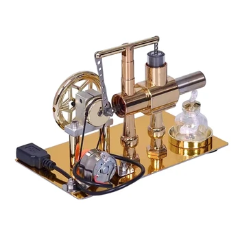Stirling Engine Модел Физически науки Експеримент Учебни помагала Горещ въздух Мотор Модел Физически модел Образователна играчка
