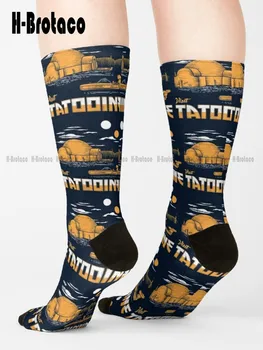 Посетете Tatooine чорапи мъжки чехъл чорапи удобни най-добрите момичета спортни потребителски подарък Harajuku Gd хип-хоп карикатура тийнейджър младежки чорапи