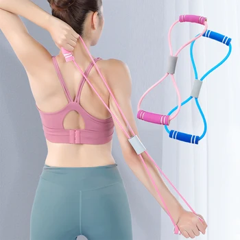 Back обучение Разширителни ленти Разтягане на гърдите Издърпайте въже Фитнес оборудване Тренировка за разширяване на рамото Гумени ленти