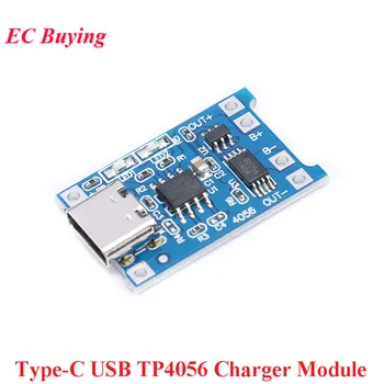 5pcs Type-C USB 5V 1A 18650 TP4056 Модул за зареждане на литиева батерия Зарядна платка тип C със защита Двойни функции Li-ion