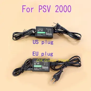 1set AC адаптер зарядно захранване EU Plug US щепсел с USB кабел за зареждане за Sony PSVITA 2000 PSV 2000 Game Controller