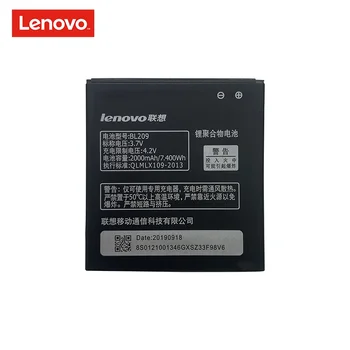 За Lenovo A516 батерия 2000mAh BL209 Резервна батерия за Lenovo A706 A760 A820E A378T A398T A788T смарт телефон
