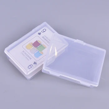 2pcs прозрачни пластмасови кутии карти за игра контейнер пластмасов калъф за съхранение опаковка покер игра карта кутия за покер комплект на едро