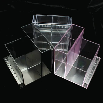1 бр/лот Професионални кутии за съхранение на нокти Продукт Пластмасови инструменти за организатор на маникюр Бижута за нокти Декоративни аксесоари Контейнер