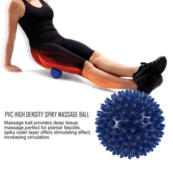 PVC висока плътност Бодлив масаж топка крак болка & плантарен фасциит облекчаване лечение таралеж топка масаж акупресура топки