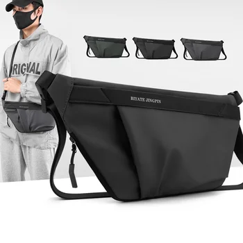 Модна чанта за талията Нова спортна водоустойчива чанта за рамо Висококачествена мъжка външна чанта за кръстосано тяло