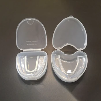 Предпазител за уста EVA Протектор за зъби Нощен пазач Тави за уста за бруксизъм Шлайфане Анти-хъркане Избелване на зъби Боксова защита