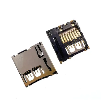 10PCS/Lot Micro SD карта слот TF карта конектор 9Pin SMD самостоятелно изскачащ тип T-Flash обща годни за телефон таблет превозно средство навигация