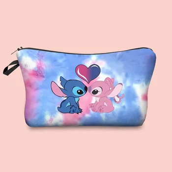 Disney Lilo&Stitch грим чанта Stitch портфейл козметична чанта за пране чанта молив случай момчета момиче мини чанти за съхранение Празнични подаръци