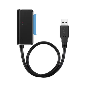 Ъглов SATA 22 пинов адаптер към USB 3.0 кабел за 2.5