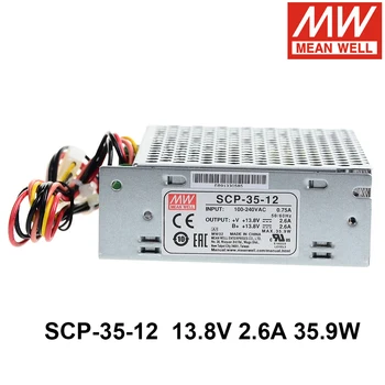 Среден кладенец SCP-35-12 13.8V 2.6A 35.9W UPS Единично изходно превключващо захранване за охранителната индустрия