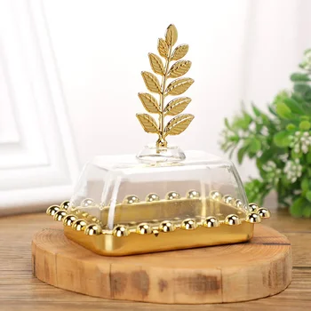 12 бр/комплект златен европейски стил бонбони кутия сватба благосклонност пластмасови подаръчни кутии прозрачна кутия декор парти доставка