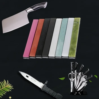 120-10000# Професионална точилка за ножове Черна мелница за заточване на силициев карбид Камък Whetstones Кухня Дамаск Chef Tool