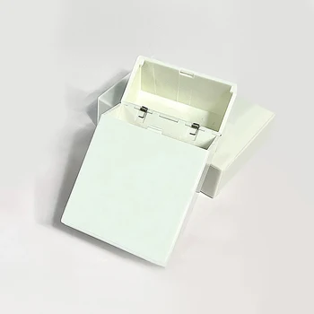 Бяла кутия за съхранение на фотокарти Корейски идол карта организатор съхранение случай бюро контейнер училище канцеларски бонбони притежателя подарък декор