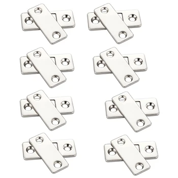 8 комплекта ултра-тънки силни магнитни затварящи устройства за врати Шкаф за врати Hasp Latch Latch Мебели Магнит за врата Стоп шкаф
