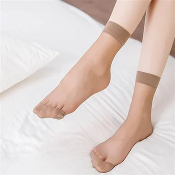 5 чифта жени мерсеризирани невидими къси чорапи ултра-тънък дезодорант анти-кука офис дама чорапи облекло момиче парти подарък
