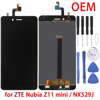 OEM LCD екран за ZTE Nubia Z11 mini / NX529J с дигитайзер Пълен монтаж