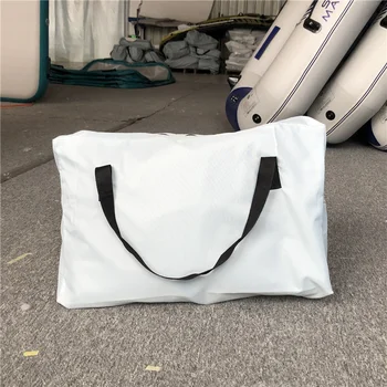 Голяма надуваема чанта за съхранение на лодки Каяк Носете чанта Кану Cover Аксесоари на открито на въздушна възглавница Идеален за риболов рафтинг