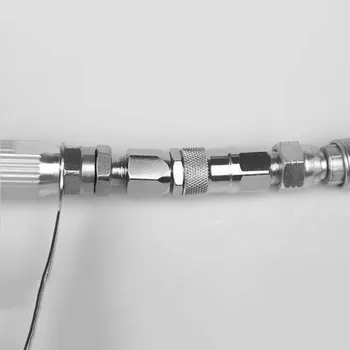 1/4-инчов безвъздушен спрей маркуч за високо налягане въртяща се връзка годни за боя пръскачка неръждаема стомана инструмент части аксесоари