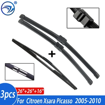 Комплект предни задни чистачки на чистачките за Citroen Xsara Picasso 2005 - 2008 2009 2010 Предно стъкло 26