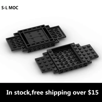 65634 База 6 x 12 x 1 с 5 x 4 Вдлъбнати централни тухлени колекции Насипни модулни GBC играчки за технически MOC DIY строителни блокове