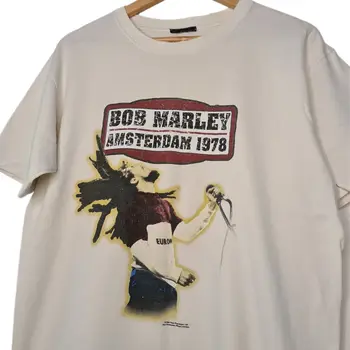 2004 Боб Марли Амстердам 1978 Концертна риза Голямо добро състояние