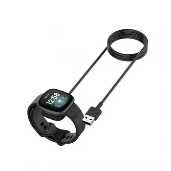 USB кабел за зарядно устройство за часовници за Fitbit Versa 3 зарядно устройство за 3 часовника USB стойка за данни за зареждане за аксесоари за зарядно устройство Fitbit Sense