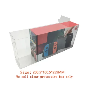 прозрачен дисплей PET пластмасов капак случай за Switch NS игра конзола кутия за съхранение дисплей кутия