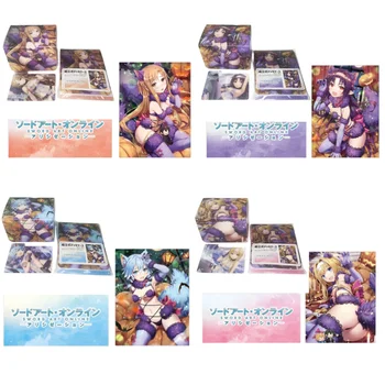 Меч изкуство онлайн карти кутия ACG аниме игра Yuuki Asuna Asada Shino PTCG преносими карти колекция кутия PVC материал 110