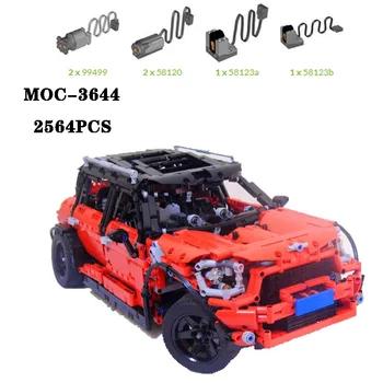 Класически MOC-3644 Мини супер спортен автомобил Висока трудност събрание строителни блокове части възрастни и деца играчка рожден ден подарък