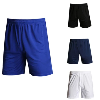 Sports Fitness Solid Casual Gym Football Jogging Breathable Athletic Men Shorts Running Training Elastic Waist Quick Dry New