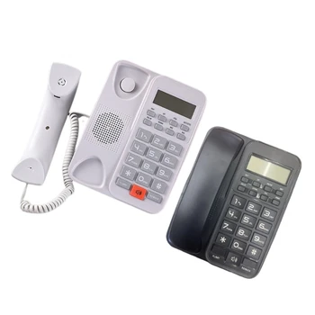 Стационарен телефонен дисплей Кабелна телефонна поддръжка за домашен офис