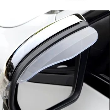 2Pcs Универсално огледало за обратно виждане на автомобила Дъждовна вежда за Chevrolet Cruze Aveo Lacetti Captiva Cruz Niva Spark Orlando Epica Sail