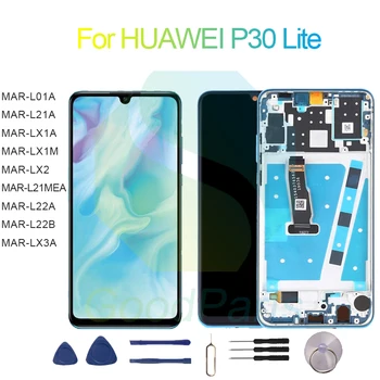 за HUAWEI P30 Lite екран дисплей замяна 2312 * 1080 MAR-L01A / 21A / 22A / 22B, MAR-LX1A / M, MAR-LX3A P30 Lite LCD сензорен дигитайзер