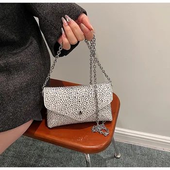 плик чанта за жени сребърен нит трябва чанта жени малък квадрат чанта верига crossbody чанта