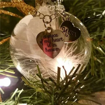 Коледа висящи декорации писмо модели перо сувенирна топка декоративна висулка за стена дърво прозорец