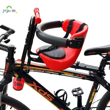 Детско столче за планински велосипед за велосипед с предпазен колан Бебешко столче 6 месеца до 3 години Детски велосипед Предни седалки Аксесоари за велосипеди