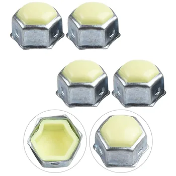 Durable Car Accessories Steering Stop Nut Bolt Cap Plastic Plug-and-play Silver 40039-2S610 За Nissan Navara D22