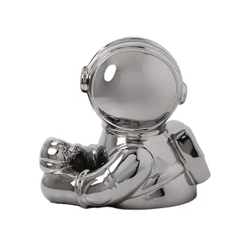 Космически астронавт статуя бутилка притежателя бутилка стойка занаят декоративни творчески