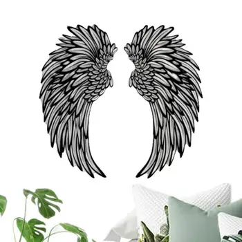 Декоративни ангелски крила за стена Модерна стенна скулптура Кухи ангелски крила за външна или вътрешна всекидневна спалня проучване
