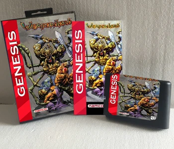 Гореща продажба Weaponlord с САЩ кутия и ръчна книга 16Bit MD игра карта за Sega MegaDrive Genesis конзоли