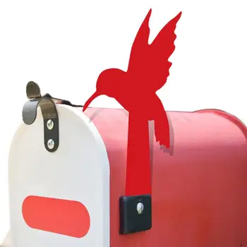 Резервни флагове за пощенска кутия Carrier Pigeon Пощенска кутия Червени знамена Привличащи погледа декори на пощенски кутии Флаг с форма на птица за дворния парк